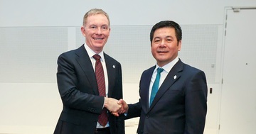 Chùm ảnh: Bộ trưởng Nguyễn Hồng Diên họp song phương cấp Bộ trưởng với Vương quốc Anh