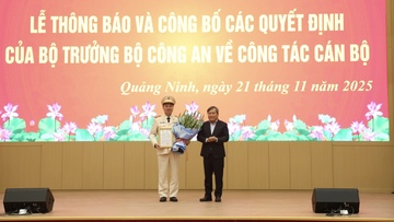 Thiếu tướng Nguyễn Tiến Trung làm Giám đốc Công an Quảng Ninh