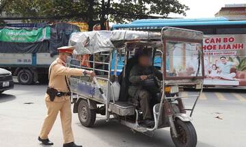 Hà Nội mạnh tay xử lý xe ba bánh tự chế gây mất an toàn giao thông