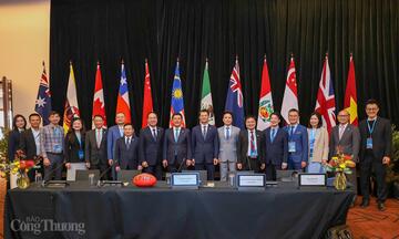 Chùm ảnh: Bộ trưởng Nguyễn Hồng Diên tham dự Phiên họp Hội đồng CPTPP cấp Bộ trưởng lần thứ 9