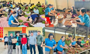 Người dân Gia Lai đỏ lửa thâu đêm, gói nghĩa tình gửi về vùng rốn lũ