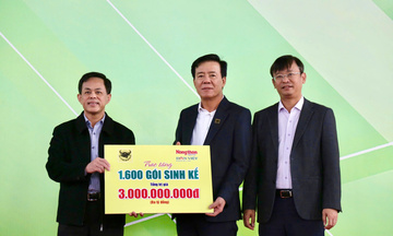 Bình Điền trao 1.600 gói sinh kế tới bà con vùng lũ Thanh Hóa