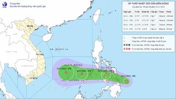 Bão số 15 sắp vào Biển Đông, dự báo hướng về đất liền Việt Nam