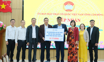 EVN ủng hộ 1 tỷ đồng để Lâm Đồng khắc phục hậu quả thiên tai