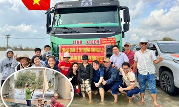 Nỗ lực đưa hàng nghìn phần quà đến người dân vùng rốn lũ Gia Lai