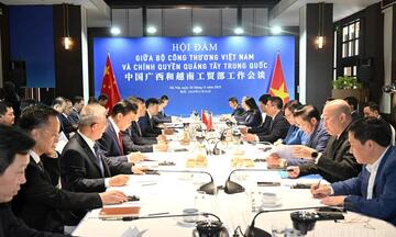 Chùm ảnh: Hội đàm giữa Bộ Công Thương Việt Nam và Chính quyền tỉnh Quảng Tây (Trung Quốc)