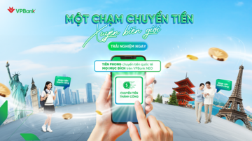 VPBank nâng cấp chuyển tiền quốc tế trực tuyến giao dịch mọi nơi