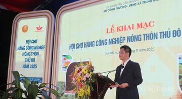 Hà Nội: Khai mạc Hội chợ hàng công nghiệp nông thôn Thủ đô 2025