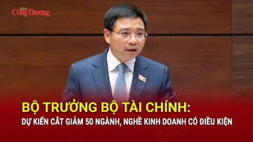 Bộ trưởng Bộ Tài chính: Dự kiến cắt giảm 50 ngành, nghề kinh doanh có điều kiện