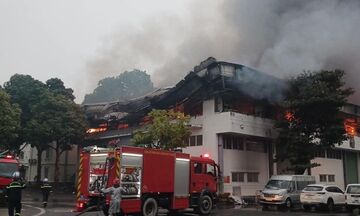 Đã khống chế, dập tắt  đám cháy ở Nhà máy bia Hà Nội