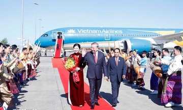 Tổng Bí thư Tô Lâm đến Viêng Chăn, bắt đầu thăm cấp Nhà nước tới Lào