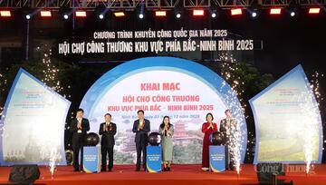 Khai mạc Hội chợ Công Thương khu vực phía Bắc - Ninh Bình 2025