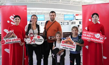 AirAsia chính thức khai trương đường bay mới Hà Nội - Luang Prabang