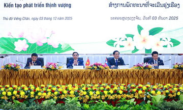Thủ tướng Phạm Minh Chính đồng chủ trì Hội nghị Xúc tiến đầu tư Việt Nam - Lào