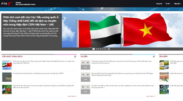 Thông tin về Hiệp định CEPA trên Cổng FTAP