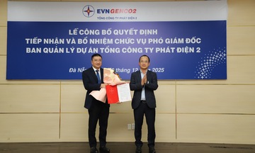 Bổ nhiệm Phó Giám đốc Ban Quản lý dự án EVNGENCO2