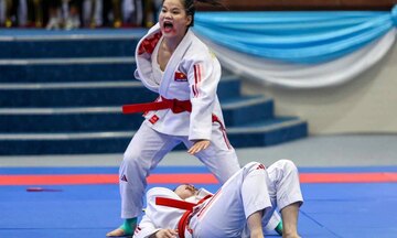 Jujitsu mang về tấm huy chương đầu tiên cho Đoàn Thể thao Việt Nam tại SEA Games 33