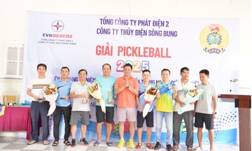 Giải Pickleball Công ty Thủy điện Sông Bung: Gắn kết người lao động