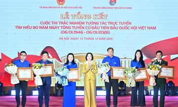 Hơn 2 triệu thanh niên thi tìm hiểu về 80 năm Quốc hội Việt Nam