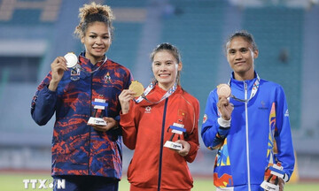 Bảng tổng sắp huy chương SEA Games 33 mới nhất ngày 13/12