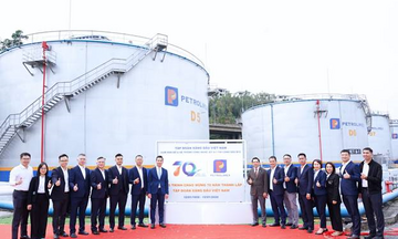 Lễ gắn biển công trình chào mừng kỷ niệm 70 năm thành lập Petrolimex