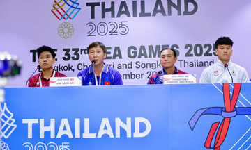 SEA Games 33: HLV Kim Sang-sik đánh giá thế nào về U22 Thái Lan?