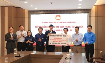 Bridgestone Việt Nam hỗ trợ người dân bị ảnh hưởng lũ lụt