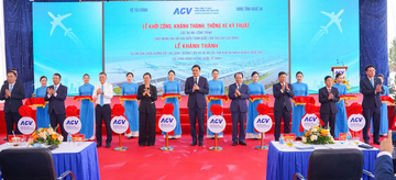 Khánh thành dự án nâng cấp hạ tầng tại Cảng hàng không quốc tế Vinh