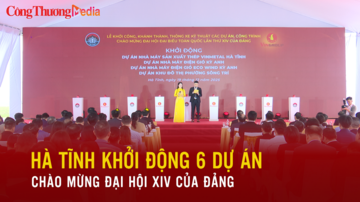 Hà Tĩnh khởi động 6 dự án chào mừng Đại hội XIV của Đảng