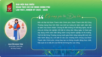 Tuổi trẻ Công Thương gửi kỳ vọng đến Đại hội Đoàn Thanh niên Chính phủ