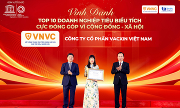 Hệ thống Tiêm chủng VNVC: Top 10 doanh nghiệp tiêu biểu tích cực vì cộng đồng năm 2025