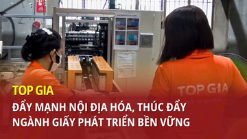 TOP GIA: Đẩy mạnh nội địa hóa, thúc đẩy ngành giấy phát triển bền vững