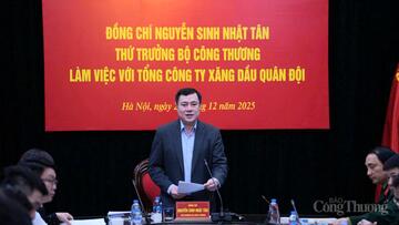 Bộ Công Thương làm việc với Tổng Công ty Xăng dầu Quân đội