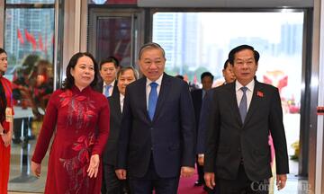 Tổng Bí thư Tô Lâm cùng lãnh đạo Đảng, Nhà nước dự Đại hội thi đua yêu nước lần thứ XI