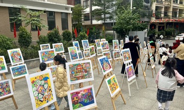 Hơn 100.000 bức tranh vẽ “sân trường mơ ước” của thiếu nhi Việt