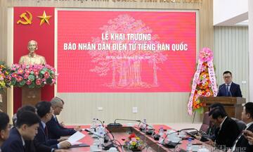 Ra mắt trang Nhân Dân điện tử tiếng Hàn Quốc