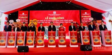 Phú Thọ khởi công khu nhà ở xã hội hơn 866 tỷ đồng cho công nhân