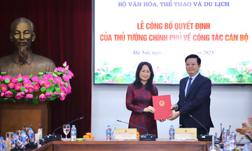 Bà Lâm Thị Phương Thanh làm Thứ trưởng Bộ Văn hóa, Thể thao và Du lịch
