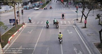 Camera AI phát hiện hơn 170 vi phạm giao thông