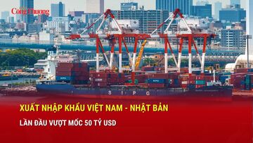 Xuất nhập khẩu Việt Nam - Nhật Bản lần đầu vượt mốc 50 tỷ USD
