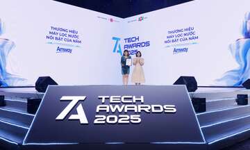 Amway lập cú 'hattrick' tại Tech Awards 2025