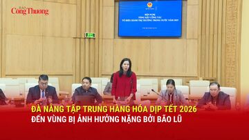Đà Nẵng tập trung hàng hóa dịp Tết 2026 đến vùng bị ảnh hưởng nặng bởi bão, lũ