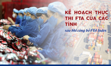 Kế hoạch thực thi FTA của các tỉnh sau khi công bố FTA Index 