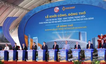 TP. Hồ Chí Minh: Động thổ 'siêu dự án' liên hợp thể thao chào mừng Đại hội XIV của Đảng