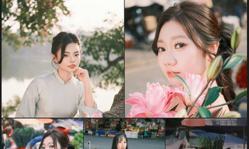 Đến hẹn lại lên, các dịch vụ phục vụ 'nàng thơ' chụp ảnh Tết vào mùa