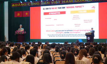 Lãnh đạo Ajinomoto Việt Nam lan tỏa “mục đích tồn tại” với sinh viên