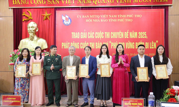 Báo Công Thương đạt giải C Cuộc thi báo chí Văn hóa, du lịch Phú Thọ