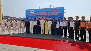 Tàu Lực lượng Bảo vệ bờ biển Nhật Bản thăm thành phố Đà Nẵng