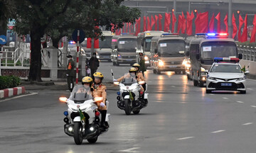 Công an, Quân đội hiệp đồng bảo vệ tuyệt đối an toàn Đại hội Đảng