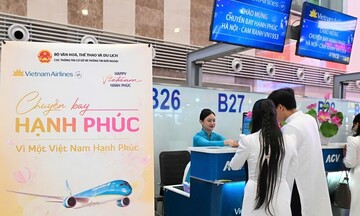 Vietnam Airlines lan tỏa thông điệp “Việt Nam hạnh phúc” từ bầu trời
